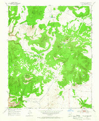 Montoso Peak New Mexico Historical topographic map, 1:24000 scale, 7.5 X 7.5 Minute, Year 1952