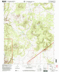Montoso Peak New Mexico Historical topographic map, 1:24000 scale, 7.5 X 7.5 Minute, Year 2002