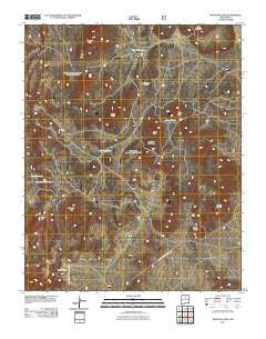 Montoso Peak New Mexico Historical topographic map, 1:24000 scale, 7.5 X 7.5 Minute, Year 2011
