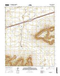 Montoya New Mexico Current topographic map, 1:24000 scale, 7.5 X 7.5 Minute, Year 2017