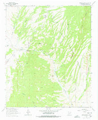 Montoya Butte New Mexico Historical topographic map, 1:24000 scale, 7.5 X 7.5 Minute, Year 1964