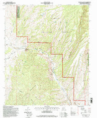 Montoya Butte New Mexico Historical topographic map, 1:24000 scale, 7.5 X 7.5 Minute, Year 1995