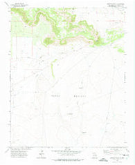 Montoya Point New Mexico Historical topographic map, 1:24000 scale, 7.5 X 7.5 Minute, Year 1972