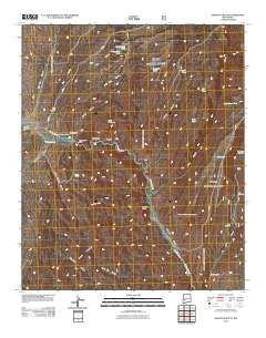 Montoya Butte New Mexico Historical topographic map, 1:24000 scale, 7.5 X 7.5 Minute, Year 2011