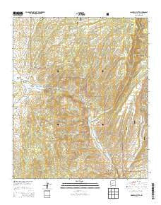 Montoya Butte New Mexico Historical topographic map, 1:24000 scale, 7.5 X 7.5 Minute, Year 2013