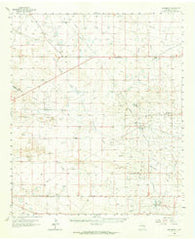 Monument New Mexico Historical topographic map, 1:62500 scale, 15 X 15 Minute, Year 1963