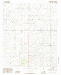 Monument North New Mexico Historical topographic map, 1:24000 scale, 7.5 X 7.5 Minute, Year 1985