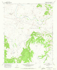 Monument Point New Mexico Historical topographic map, 1:24000 scale, 7.5 X 7.5 Minute, Year 1967