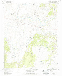 Monument Point New Mexico Historical topographic map, 1:24000 scale, 7.5 X 7.5 Minute, Year 1967