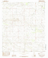 Monument SW New Mexico Historical topographic map, 1:24000 scale, 7.5 X 7.5 Minute, Year 1985