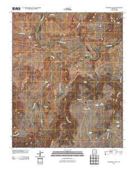 Monument Point New Mexico Historical topographic map, 1:24000 scale, 7.5 X 7.5 Minute, Year 2010