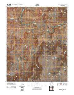 Monument Point New Mexico Historical topographic map, 1:24000 scale, 7.5 X 7.5 Minute, Year 2010