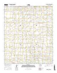 Monument South New Mexico Current topographic map, 1:24000 scale, 7.5 X 7.5 Minute, Year 2017