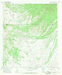 Moon Ranch New Mexico Historical topographic map, 1:24000 scale, 7.5 X 7.5 Minute, Year 1965