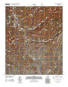 Moon Ranch New Mexico Historical topographic map, 1:24000 scale, 7.5 X 7.5 Minute, Year 2011