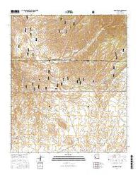 Moon Ranch New Mexico Current topographic map, 1:24000 scale, 7.5 X 7.5 Minute, Year 2017