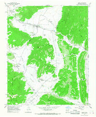 Mora New Mexico Historical topographic map, 1:24000 scale, 7.5 X 7.5 Minute, Year 1965