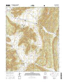 Mora New Mexico Current topographic map, 1:24000 scale, 7.5 X 7.5 Minute, Year 2017