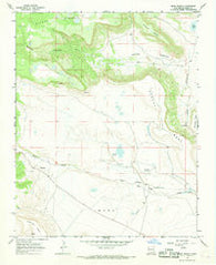 Mora Ranch New Mexico Historical topographic map, 1:24000 scale, 7.5 X 7.5 Minute, Year 1966