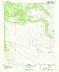 Mora Ranch New Mexico Historical topographic map, 1:24000 scale, 7.5 X 7.5 Minute, Year 1966