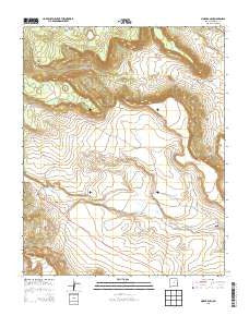 Mora Ranch New Mexico Current topographic map, 1:24000 scale, 7.5 X 7.5 Minute, Year 2013