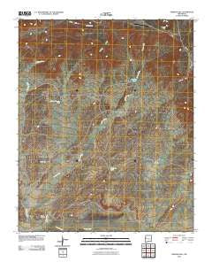 Moreno Hill New Mexico Historical topographic map, 1:24000 scale, 7.5 X 7.5 Minute, Year 2010