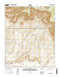 Moreno Hill New Mexico Current topographic map, 1:24000 scale, 7.5 X 7.5 Minute, Year 2017