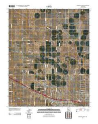 Moriarty North New Mexico Historical topographic map, 1:24000 scale, 7.5 X 7.5 Minute, Year 2010