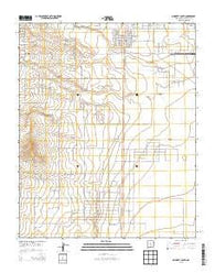 Moriarty South New Mexico Historical topographic map, 1:24000 scale, 7.5 X 7.5 Minute, Year 2013
