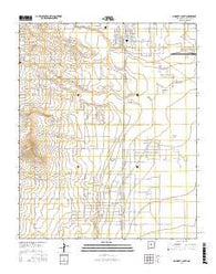 Moriarty South New Mexico Current topographic map, 1:24000 scale, 7.5 X 7.5 Minute, Year 2017