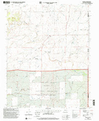 Moses New Mexico Historical topographic map, 1:24000 scale, 7.5 X 7.5 Minute, Year 1998