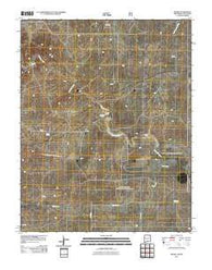 Moses New Mexico Historical topographic map, 1:24000 scale, 7.5 X 7.5 Minute, Year 2011