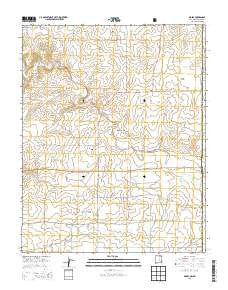 Moses New Mexico Historical topographic map, 1:24000 scale, 7.5 X 7.5 Minute, Year 2013
