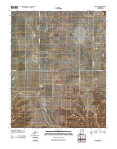 Mosquero New Mexico Historical topographic map, 1:24000 scale, 7.5 X 7.5 Minute, Year 2010