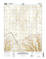 Mosquero New Mexico Current topographic map, 1:24000 scale, 7.5 X 7.5 Minute, Year 2017