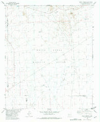 Mound Springs New Mexico Historical topographic map, 1:24000 scale, 7.5 X 7.5 Minute, Year 1982