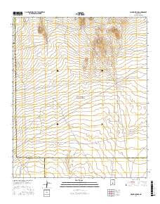 Mound Springs New Mexico Current topographic map, 1:24000 scale, 7.5 X 7.5 Minute, Year 2017