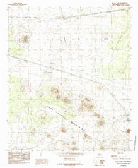 Mount Aden New Mexico Historical topographic map, 1:24000 scale, 7.5 X 7.5 Minute, Year 1985