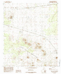 Mount Aden New Mexico Historical topographic map, 1:24000 scale, 7.5 X 7.5 Minute, Year 1985