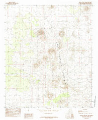 Mount Aden SW New Mexico Historical topographic map, 1:24000 scale, 7.5 X 7.5 Minute, Year 1985