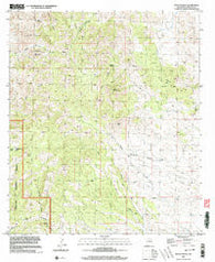 Mount Baldy New Mexico Historical topographic map, 1:24000 scale, 7.5 X 7.5 Minute, Year 1997