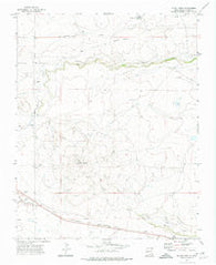 Mount Dora New Mexico Historical topographic map, 1:24000 scale, 7.5 X 7.5 Minute, Year 1972