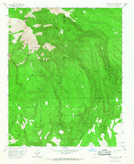 Mount Taylor New Mexico Historical topographic map, 1:24000 scale, 7.5 X 7.5 Minute, Year 1957