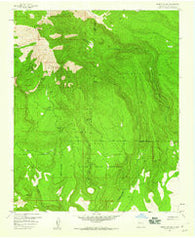 Mount Taylor New Mexico Historical topographic map, 1:24000 scale, 7.5 X 7.5 Minute, Year 1957