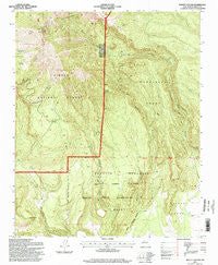 Mount Taylor New Mexico Historical topographic map, 1:24000 scale, 7.5 X 7.5 Minute, Year 1995