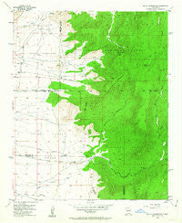Mount Washington New Mexico Historical topographic map, 1:24000 scale, 7.5 X 7.5 Minute, Year 1954