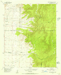 Mount Washington New Mexico Historical topographic map, 1:24000 scale, 7.5 X 7.5 Minute, Year 1954
