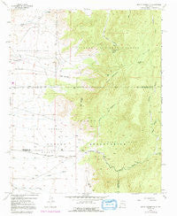 Mount Washington New Mexico Historical topographic map, 1:24000 scale, 7.5 X 7.5 Minute, Year 1954