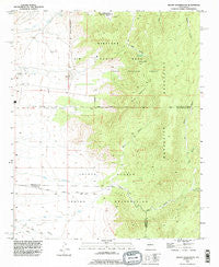 Mount Washington New Mexico Historical topographic map, 1:24000 scale, 7.5 X 7.5 Minute, Year 1991