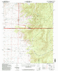 Mount Washington New Mexico Historical topographic map, 1:24000 scale, 7.5 X 7.5 Minute, Year 1995